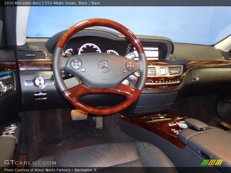 Black / Black 2010 Mercedes-Benz S 550 4Matic Sedan