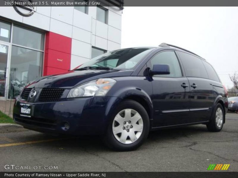 Majestic Blue Metallic / Gray 2005 Nissan Quest 3.5 S