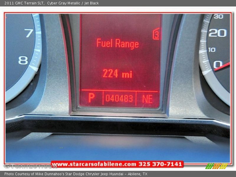 Cyber Gray Metallic / Jet Black 2011 GMC Terrain SLT