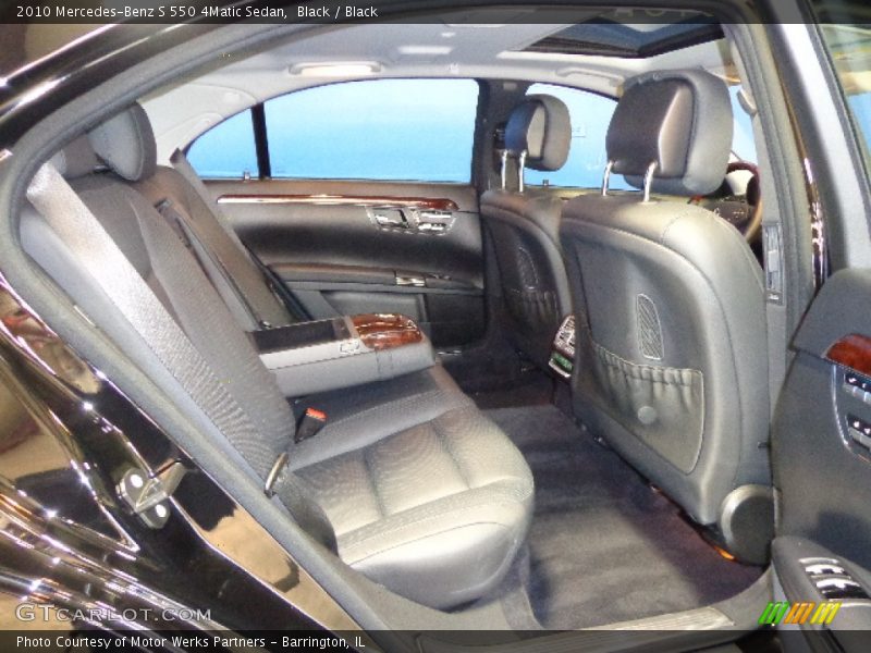 Black / Black 2010 Mercedes-Benz S 550 4Matic Sedan