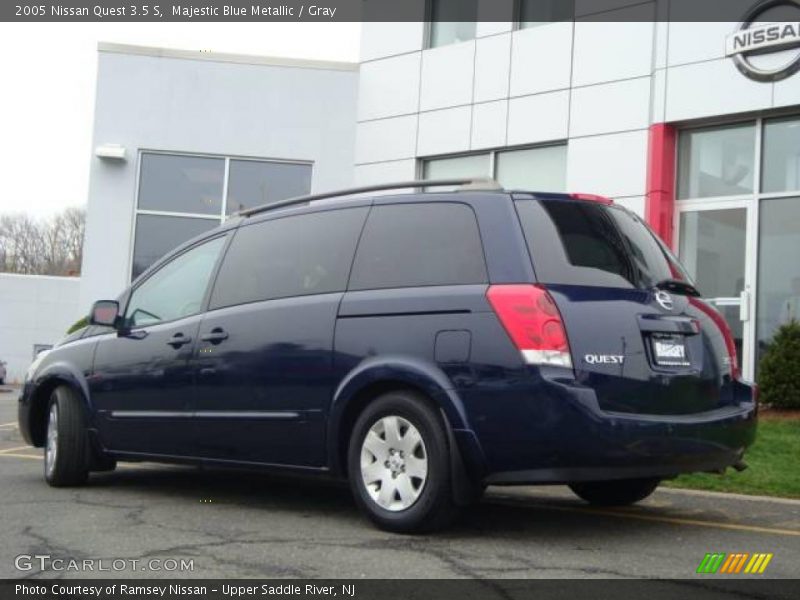 Majestic Blue Metallic / Gray 2005 Nissan Quest 3.5 S