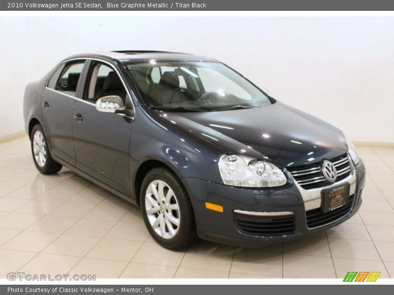 Blue Graphite Metallic / Titan Black 2010 Volkswagen Jetta SE Sedan