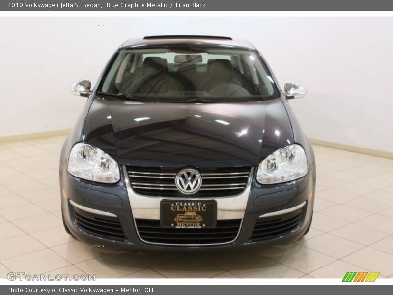 Blue Graphite Metallic / Titan Black 2010 Volkswagen Jetta SE Sedan