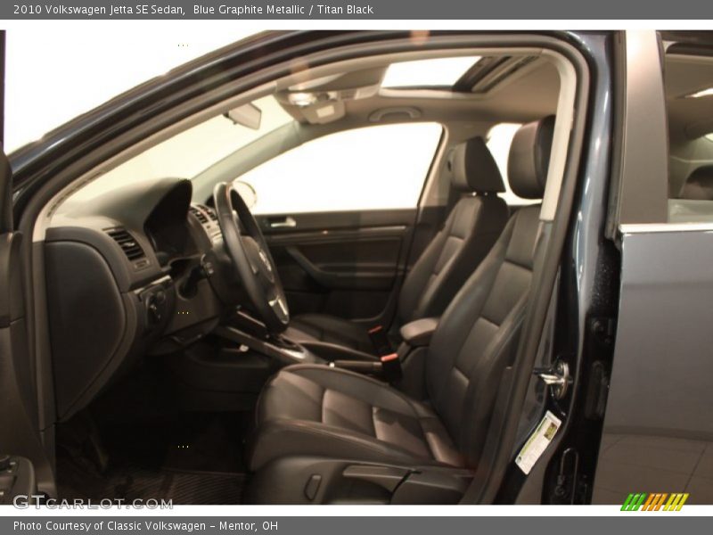 Blue Graphite Metallic / Titan Black 2010 Volkswagen Jetta SE Sedan
