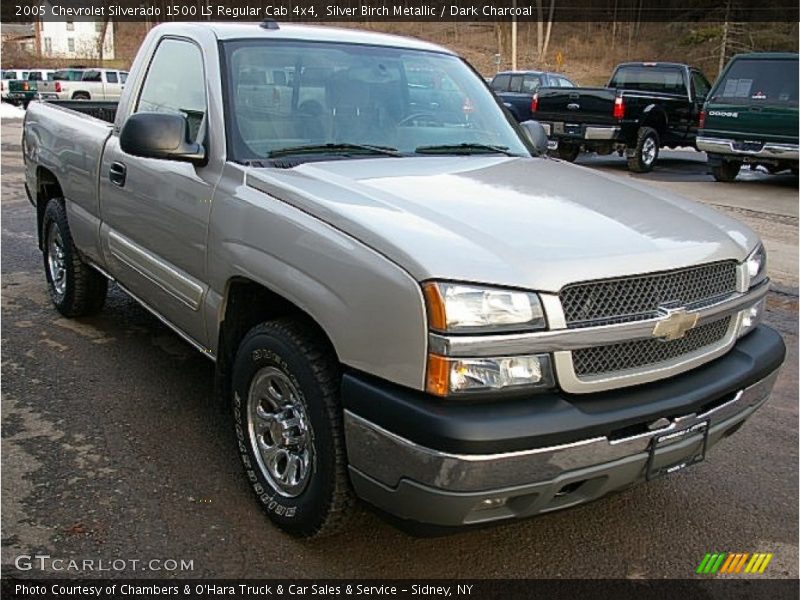 Silver Birch Metallic / Dark Charcoal 2005 Chevrolet Silverado 1500 LS Regular Cab 4x4