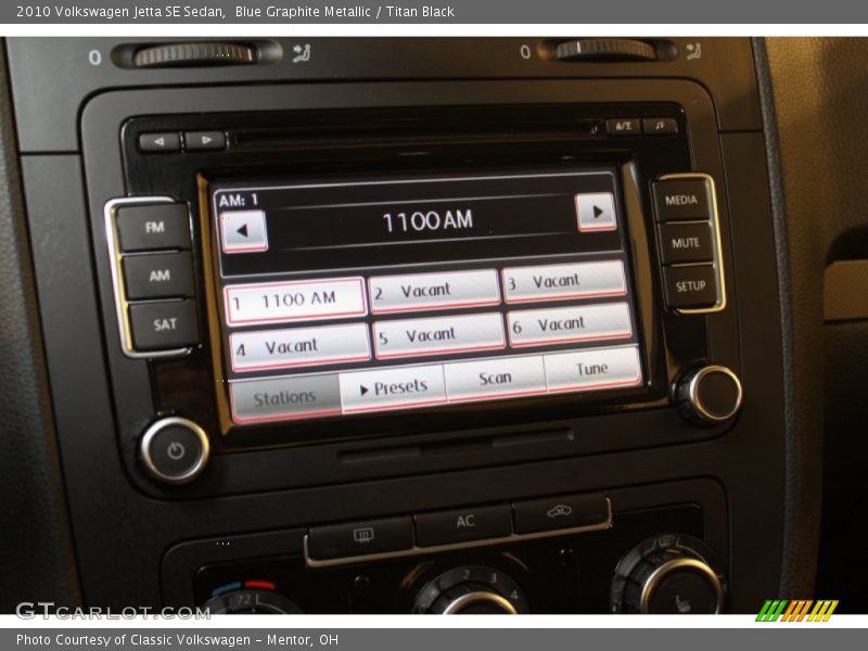 Blue Graphite Metallic / Titan Black 2010 Volkswagen Jetta SE Sedan