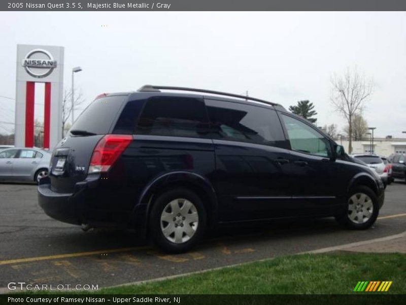 Majestic Blue Metallic / Gray 2005 Nissan Quest 3.5 S