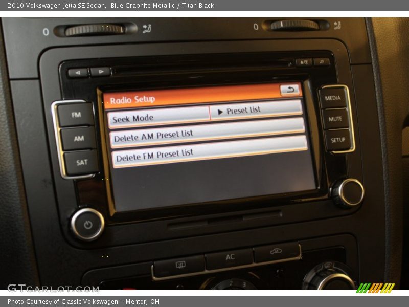 Blue Graphite Metallic / Titan Black 2010 Volkswagen Jetta SE Sedan