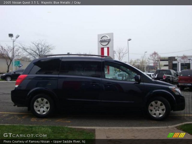 Majestic Blue Metallic / Gray 2005 Nissan Quest 3.5 S