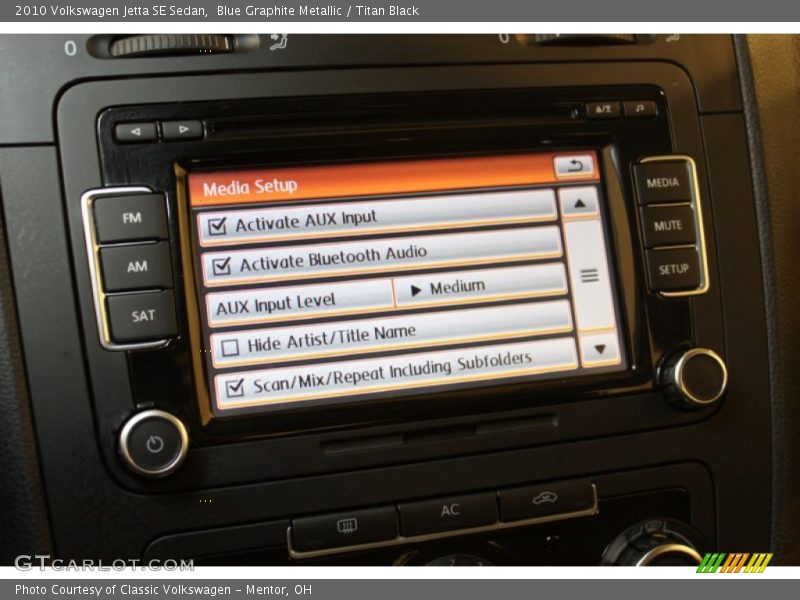 Blue Graphite Metallic / Titan Black 2010 Volkswagen Jetta SE Sedan