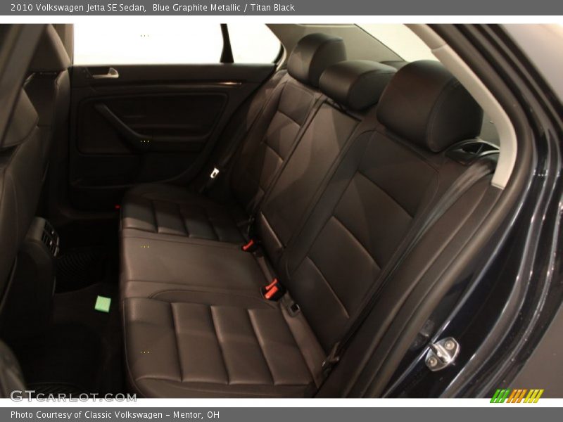 Rear Seat of 2010 Jetta SE Sedan
