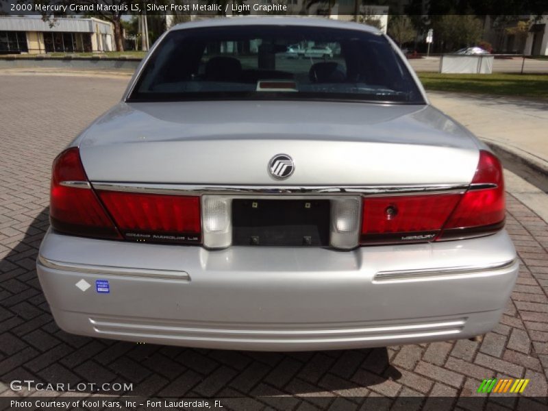 Silver Frost Metallic / Light Graphite 2000 Mercury Grand Marquis LS