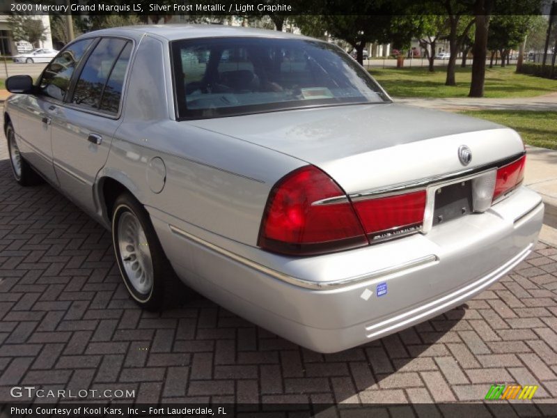 Silver Frost Metallic / Light Graphite 2000 Mercury Grand Marquis LS