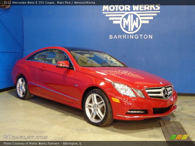 Mars Red / Almond/Mocha 2012 Mercedes-Benz E 350 Coupe