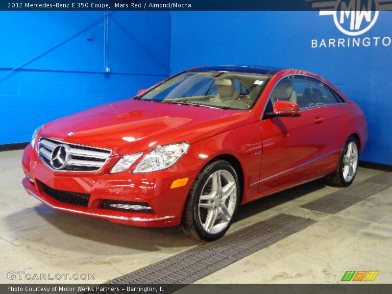 Mars Red / Almond/Mocha 2012 Mercedes-Benz E 350 Coupe