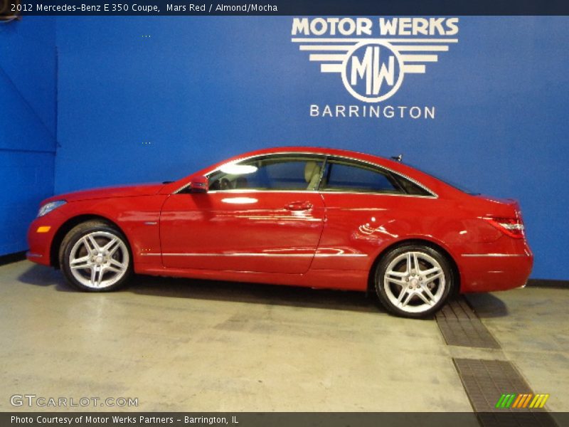 Mars Red / Almond/Mocha 2012 Mercedes-Benz E 350 Coupe