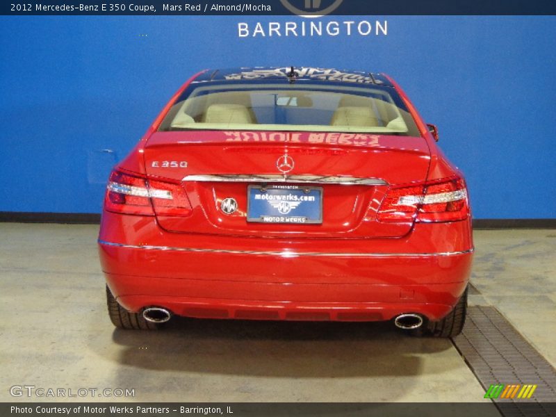 Mars Red / Almond/Mocha 2012 Mercedes-Benz E 350 Coupe