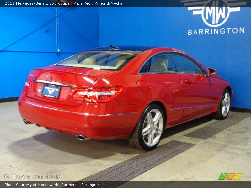 Mars Red / Almond/Mocha 2012 Mercedes-Benz E 350 Coupe