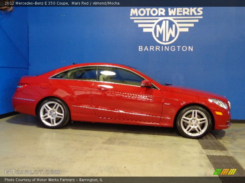 Mars Red / Almond/Mocha 2012 Mercedes-Benz E 350 Coupe