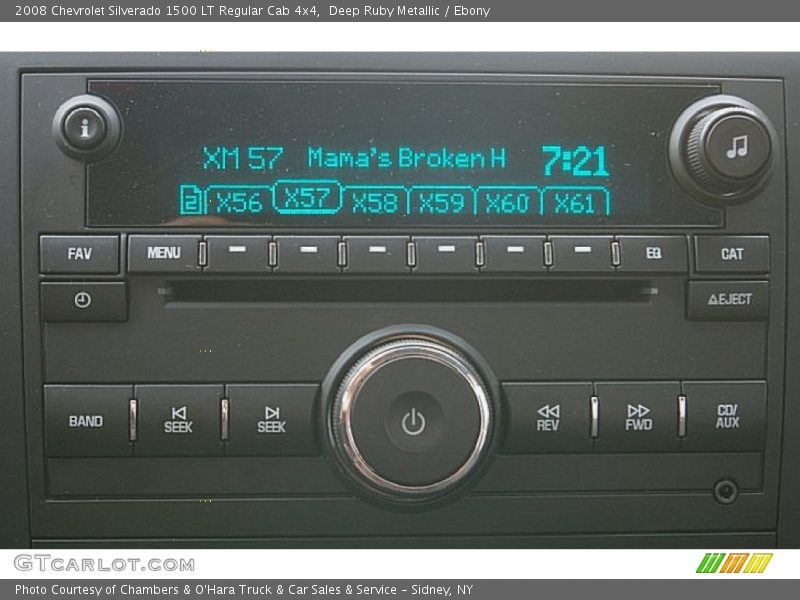 Deep Ruby Metallic / Ebony 2008 Chevrolet Silverado 1500 LT Regular Cab 4x4