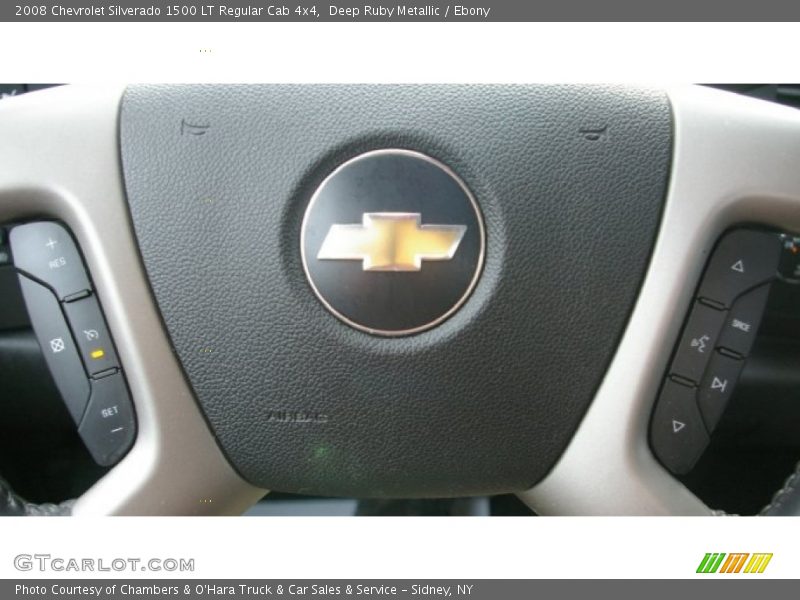 Deep Ruby Metallic / Ebony 2008 Chevrolet Silverado 1500 LT Regular Cab 4x4