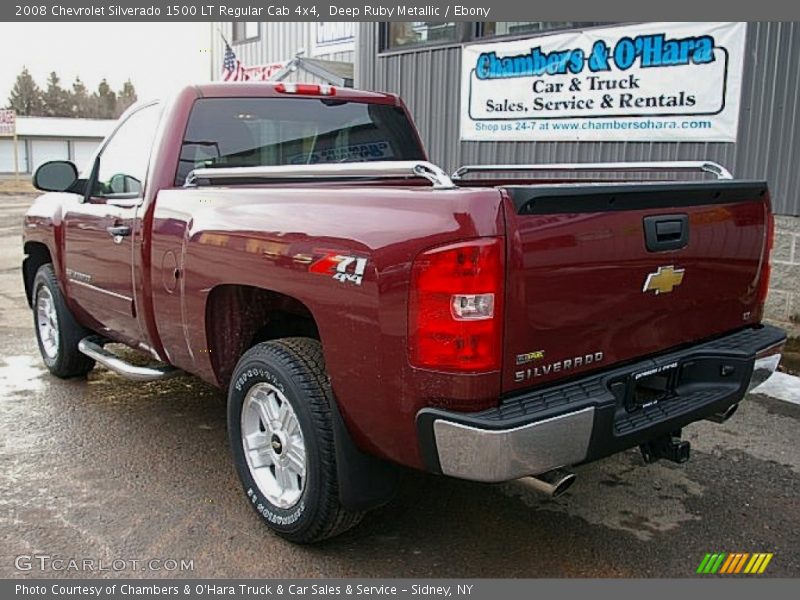 Deep Ruby Metallic / Ebony 2008 Chevrolet Silverado 1500 LT Regular Cab 4x4
