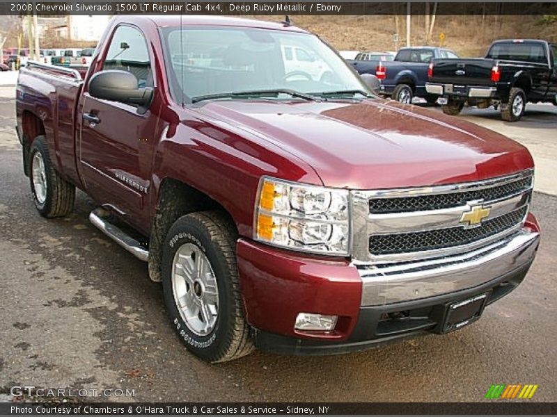Deep Ruby Metallic / Ebony 2008 Chevrolet Silverado 1500 LT Regular Cab 4x4