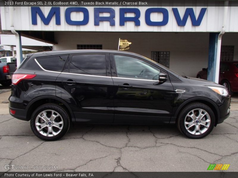 Tuxedo Black Metallic / Charcoal Black 2013 Ford Escape SEL 2.0L EcoBoost 4WD