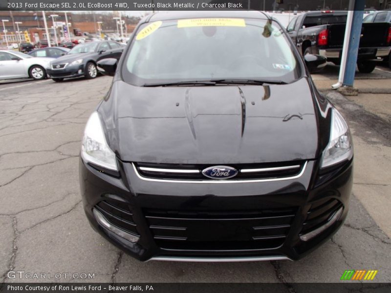Tuxedo Black Metallic / Charcoal Black 2013 Ford Escape SEL 2.0L EcoBoost 4WD