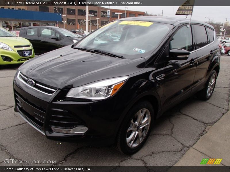 Tuxedo Black Metallic / Charcoal Black 2013 Ford Escape SEL 2.0L EcoBoost 4WD