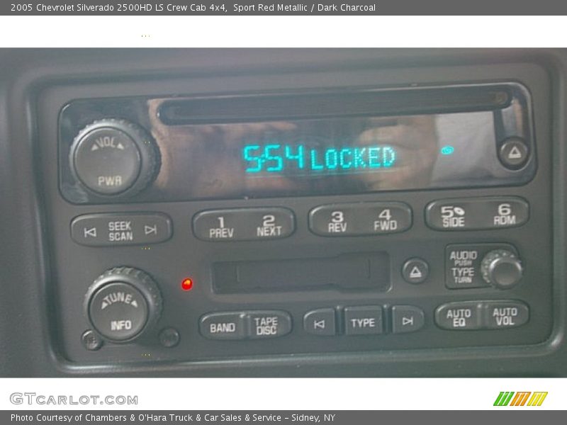 Sport Red Metallic / Dark Charcoal 2005 Chevrolet Silverado 2500HD LS Crew Cab 4x4