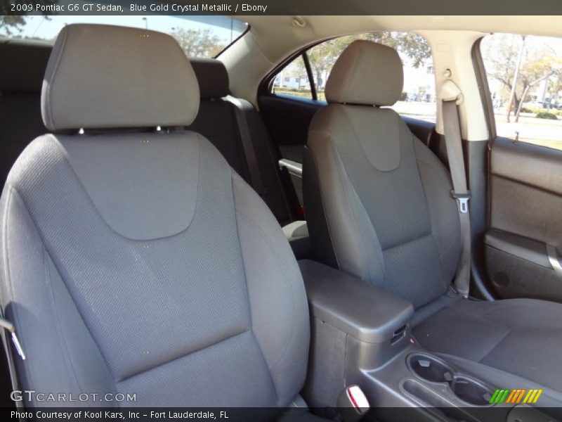 Blue Gold Crystal Metallic / Ebony 2009 Pontiac G6 GT Sedan