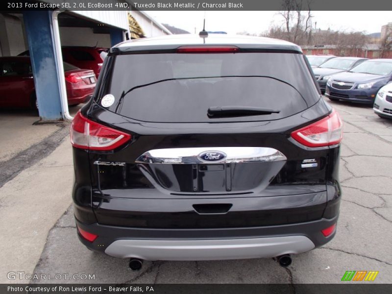 Tuxedo Black Metallic / Charcoal Black 2013 Ford Escape SEL 2.0L EcoBoost 4WD