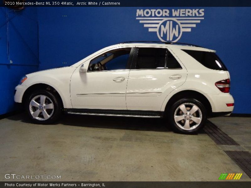 Arctic White / Cashmere 2010 Mercedes-Benz ML 350 4Matic