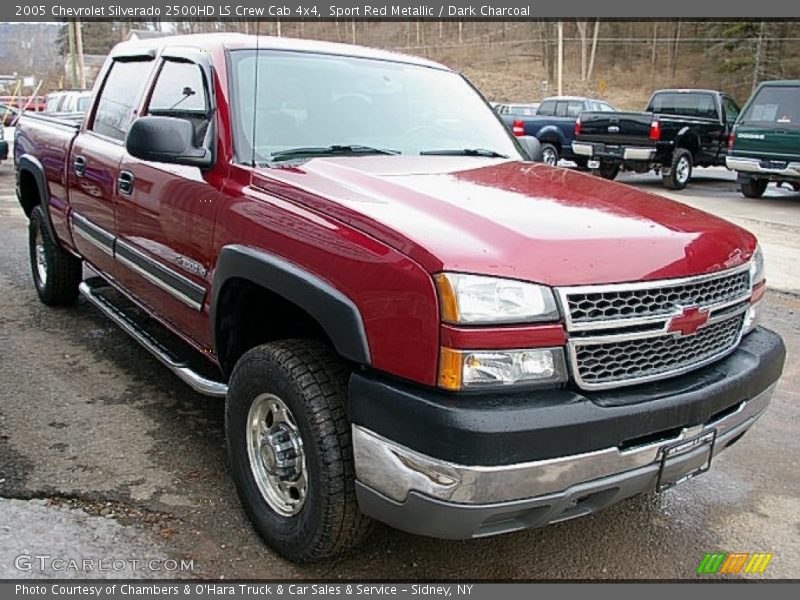 Sport Red Metallic / Dark Charcoal 2005 Chevrolet Silverado 2500HD LS Crew Cab 4x4
