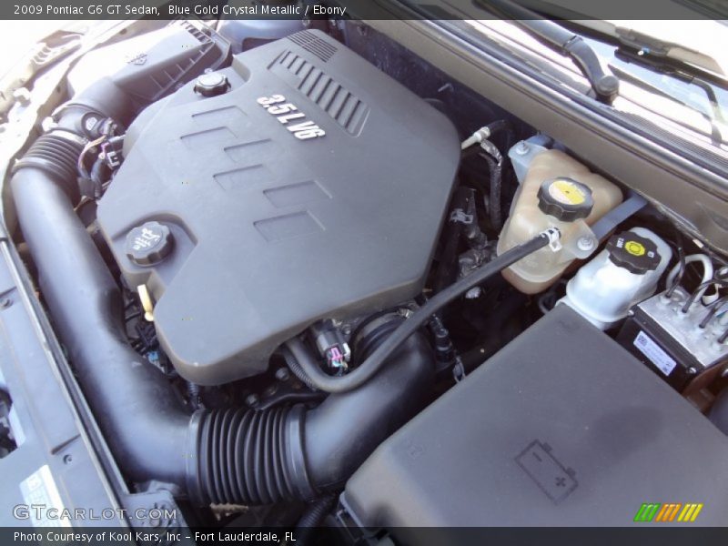 Blue Gold Crystal Metallic / Ebony 2009 Pontiac G6 GT Sedan