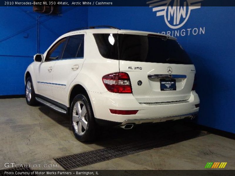 Arctic White / Cashmere 2010 Mercedes-Benz ML 350 4Matic