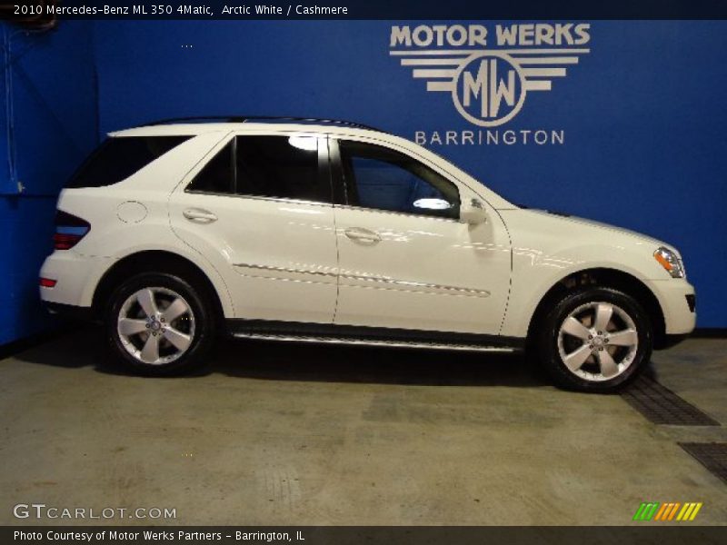 Arctic White / Cashmere 2010 Mercedes-Benz ML 350 4Matic