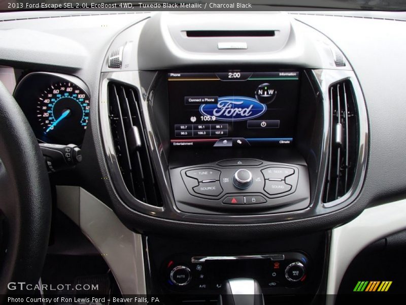Controls of 2013 Escape SEL 2.0L EcoBoost 4WD