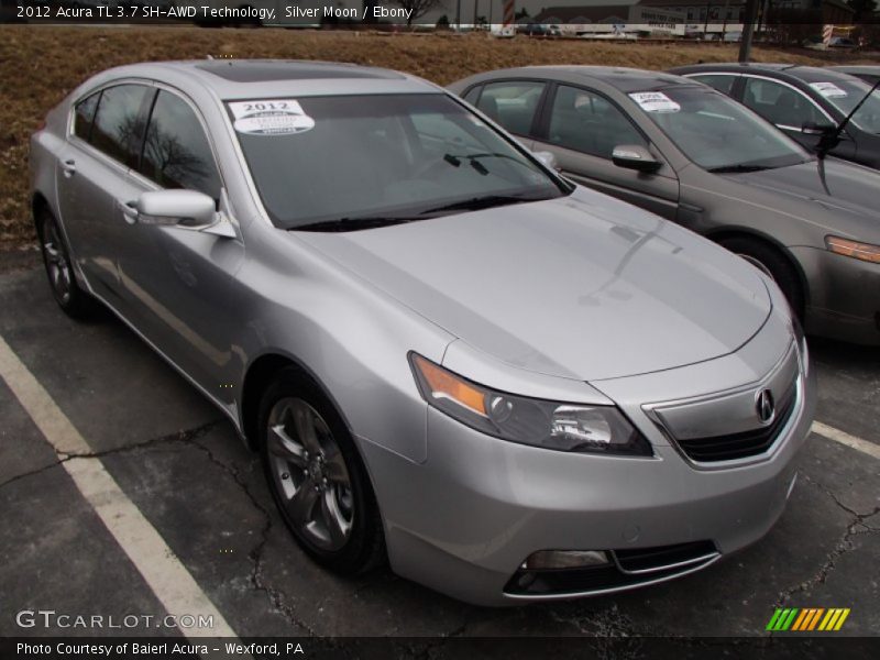 Silver Moon / Ebony 2012 Acura TL 3.7 SH-AWD Technology