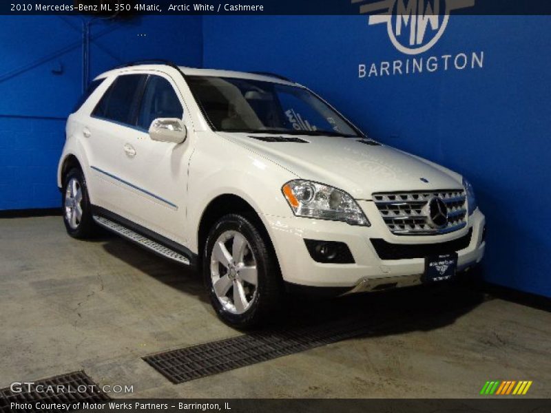 Arctic White / Cashmere 2010 Mercedes-Benz ML 350 4Matic