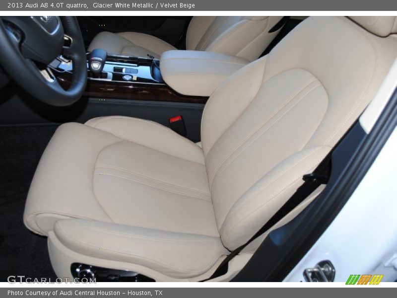 Front Seat of 2013 A8 4.0T quattro