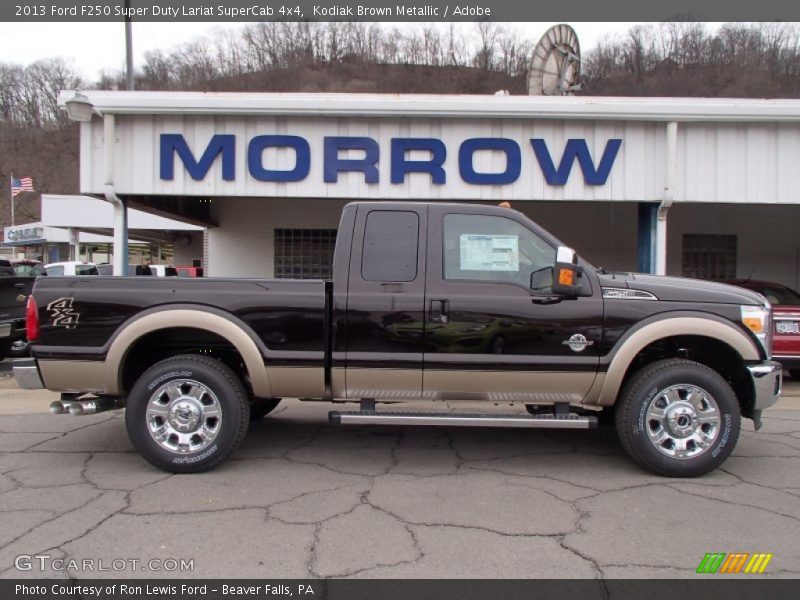 Kodiak Brown Metallic / Adobe 2013 Ford F250 Super Duty Lariat SuperCab 4x4