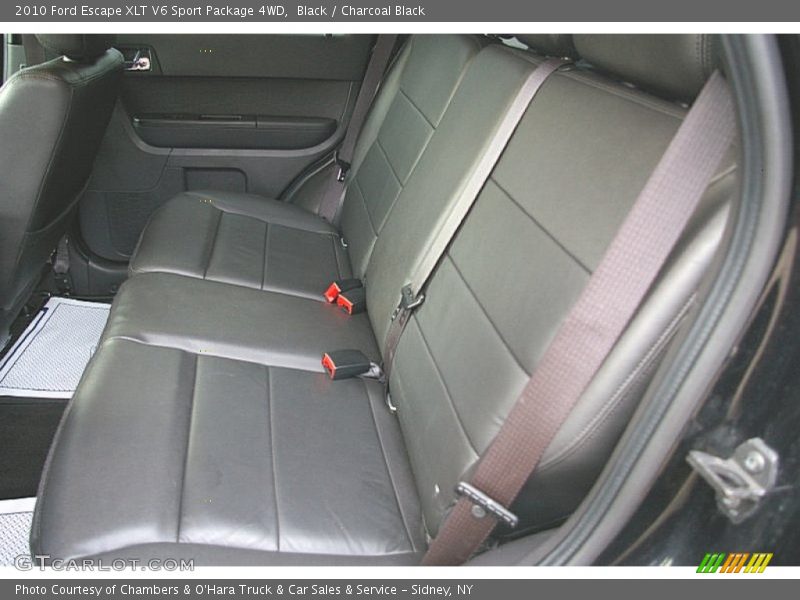 Rear Seat of 2010 Escape XLT V6 Sport Package 4WD
