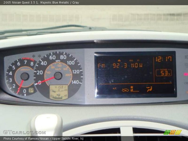Majestic Blue Metallic / Gray 2005 Nissan Quest 3.5 S
