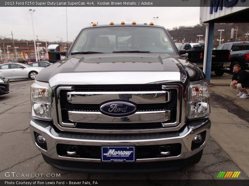 Kodiak Brown Metallic / Adobe 2013 Ford F250 Super Duty Lariat SuperCab 4x4