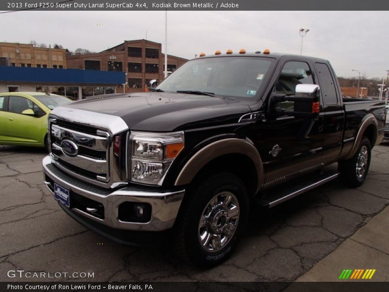 Kodiak Brown Metallic / Adobe 2013 Ford F250 Super Duty Lariat SuperCab 4x4
