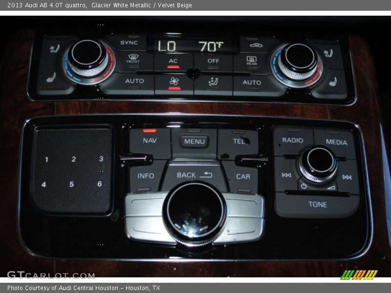 Controls of 2013 A8 4.0T quattro
