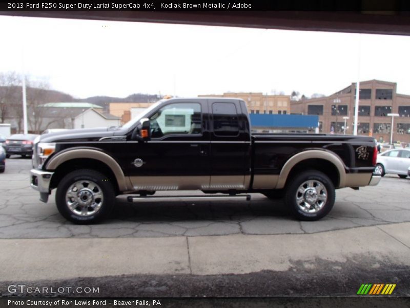 Kodiak Brown Metallic / Adobe 2013 Ford F250 Super Duty Lariat SuperCab 4x4