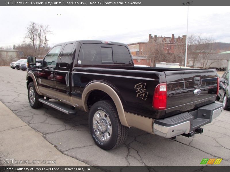 Kodiak Brown Metallic / Adobe 2013 Ford F250 Super Duty Lariat SuperCab 4x4